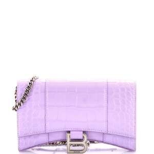Balenciaga Hourglass Chain Wallet #242577B10B